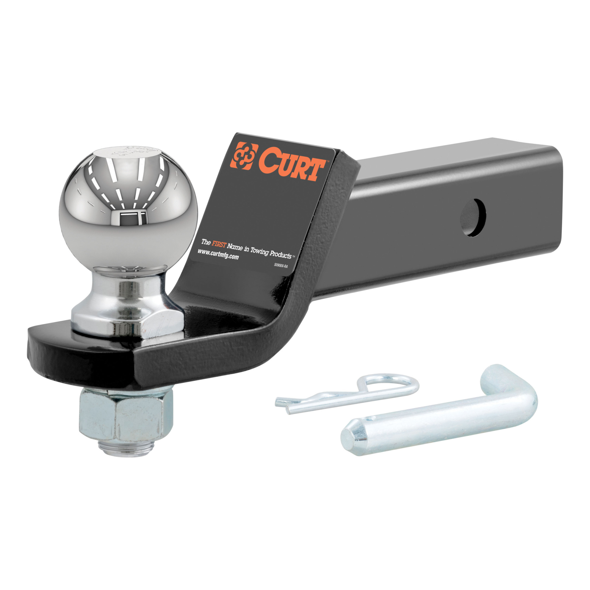 Curt Manufacturing, Loaded Ball Mount w/ 2-5/16in. Ball (2in. Shank, 2in. Drop), Model# 45041